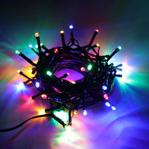 LED Lichterkette 10 m bunt mit Blinkfuktion