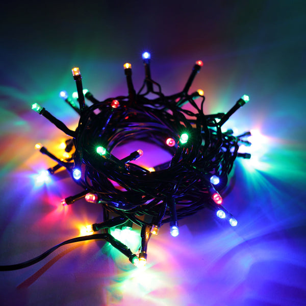 LED Lichterkette 10 m bunt mit Blinkfuktion
