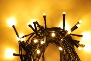 LED Lichterkette 10 m warmweiss mit Blinkfunktion