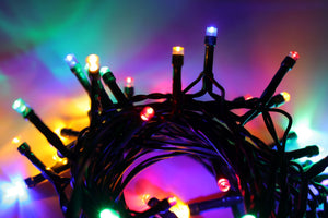 LED Lichterkette 5 m bunt mit Blinkfunktion