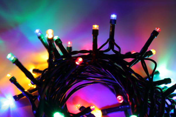 LED Lichterkette 5 m bunt mit Blinkfunktion