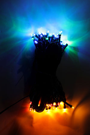LED Lichterkette 5 m bunt mit Blinkfunktion