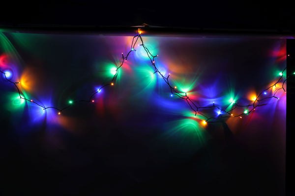 LED Lichterkette 5 m bunt mit Blinkfunktion