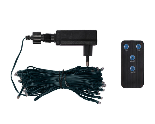 LED Lichterkette 5 m warmweiss mit Blinkfunktion