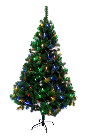 LED Lichterkette Netz farbig