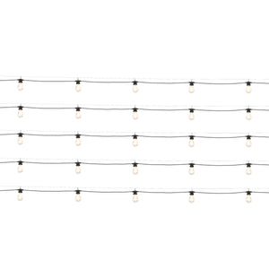 LED Lichterkette Outdoor mit 25 Glühbirnen 15 m