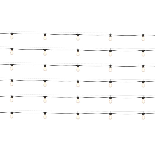 LED Lichterkette Outdoor mit 30 Glühbirnen 23 m