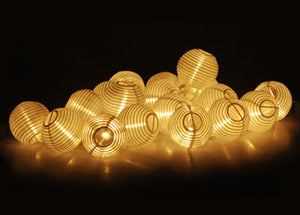 LED-Lichterkette mit 20 Lampions