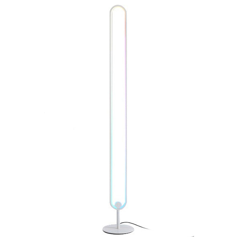 LED RGB floor lamp LEANO white