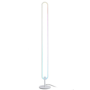 LED RGB Stehlampe LEANO weiss