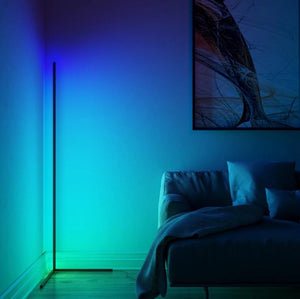 LED RGB Stehlampe LIORA schwarz