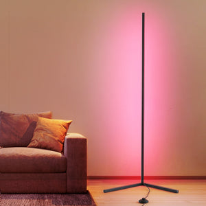 LED RGB Stehlampe LIORA schwarz