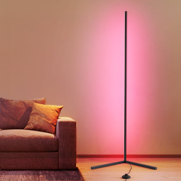 LED RGB Stehlampe LIORA schwarz