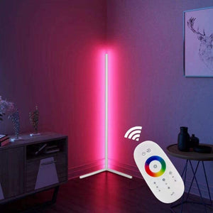 LED RGB Stehlampe LIORA weiss