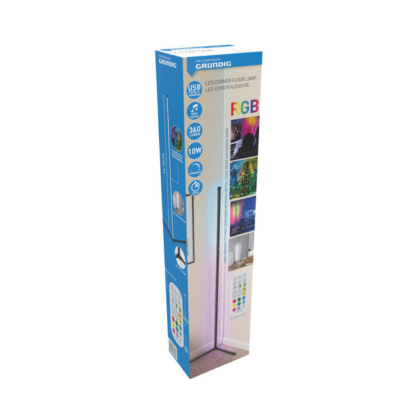 LED RGB Stehlampe schwarz