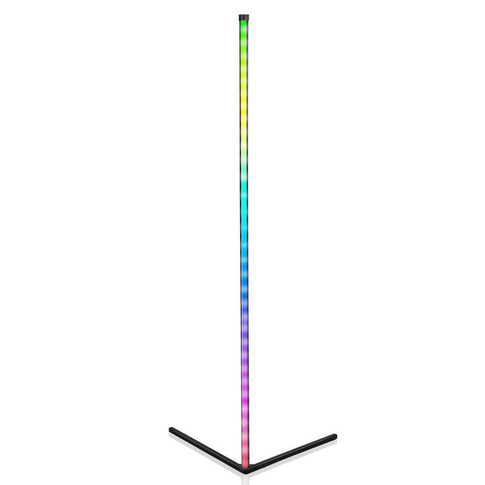 LED RGB floor lamp, black