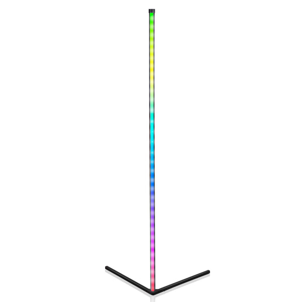 LED RGB Stehlampe schwarz