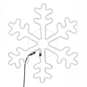 LED Schneeflocke FROSTY 56 cm