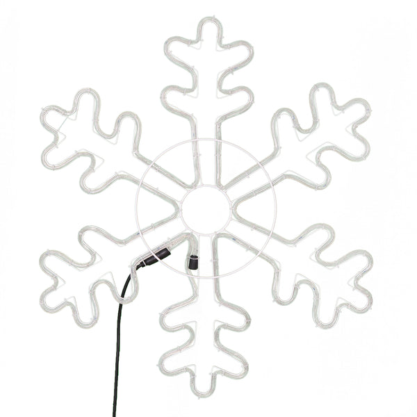 LED Schneeflocke FROSTY 56 cm