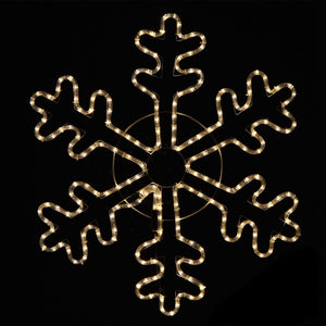 LED Schneeflocke FROSTY 56 cm