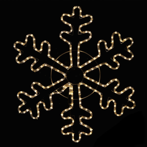 LED Schneeflocke FROSTY 56 cm