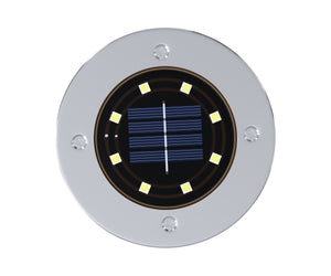 LED Solar Bodenleuchte 12 cm 8er Set