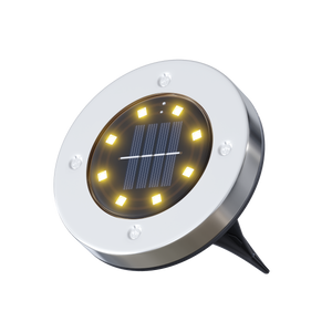 LED Solar Bodenleuchte 12 cm 8er Set