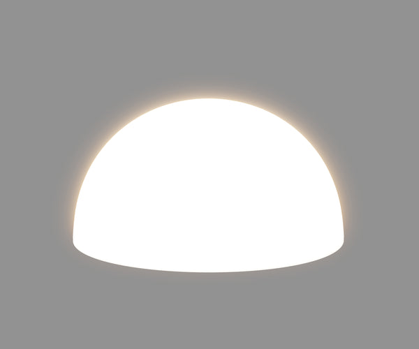 LED Solarlampe halbrund 20 cm 3er Set