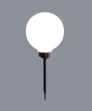 Solarlampe rund 30 cm 2er-Set