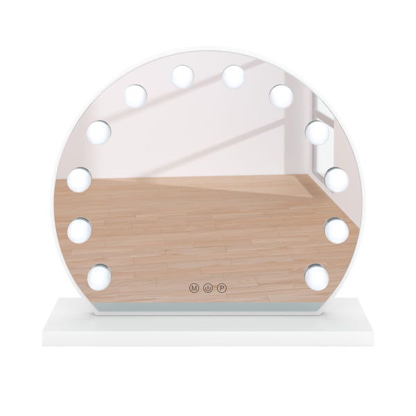Specchio LED EMMI rotondo 45 x 12 cm bianco