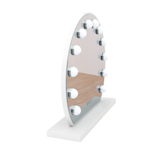 Specchio LED EMMI rotondo 45 x 12 cm bianco