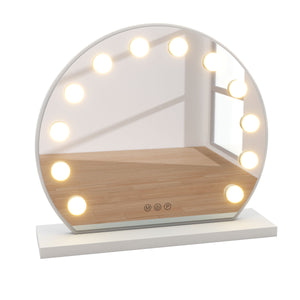 Specchio LED EMMI rotondo 45 x 12 cm bianco