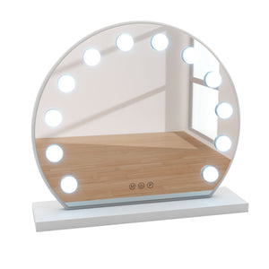 Specchio LED EMMI rotondo 45 x 12 cm bianco