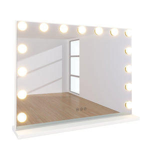 Specchio LED EMMI bianco