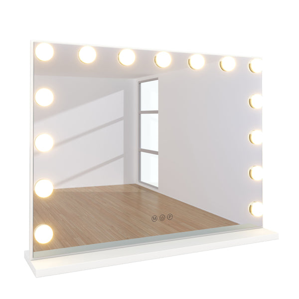 Specchio LED EMMI bianco