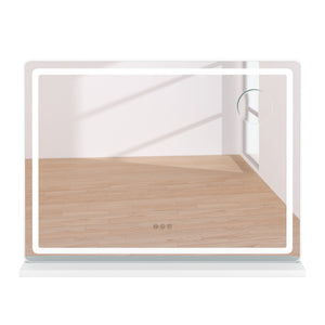 Specchio LED SONJA 80 x 12 x 60 cm bianco