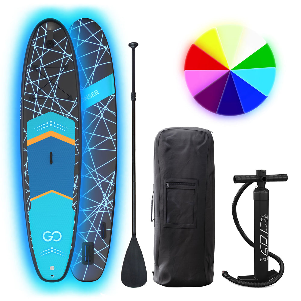 LED Stand Up Paddle LASER 320 cm nero