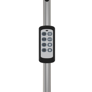 LED Stehlampe DIRETO dimmbar silber