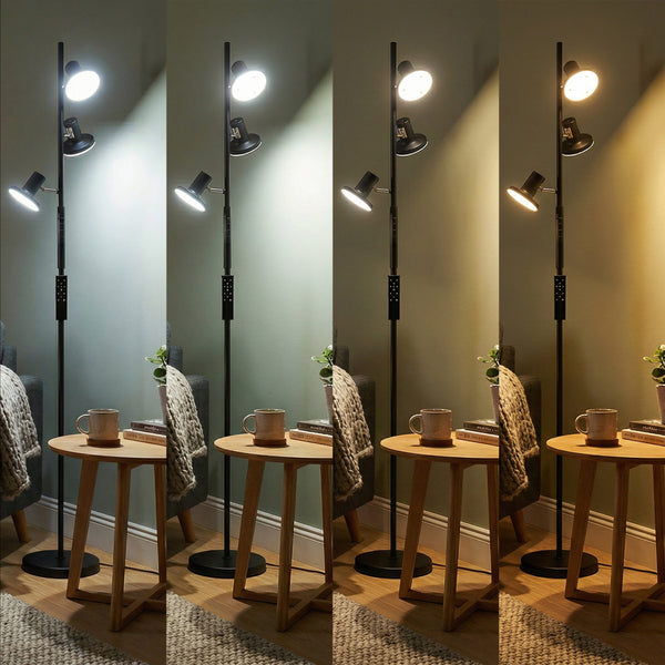 LED Stehlampe FLUMMY dimmbar schwarz