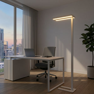 LED Stehlampe LANA dimmbar mit Bewegungsmelder weiss