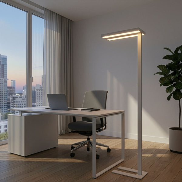 LED Stehlampe LANA dimmbar weiss