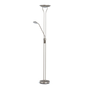 LED Stehlampe RESIL dimmbar silber