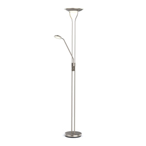 LED Stehlampe RESIL dimmbar silber