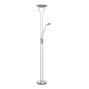 LED Stehlampe RESIL dimmbar silber