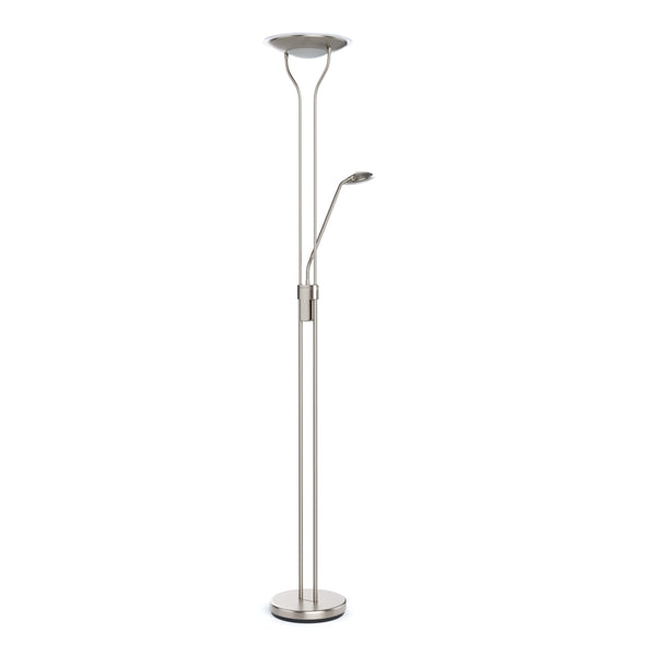 LED Stehlampe RESIL dimmbar silber