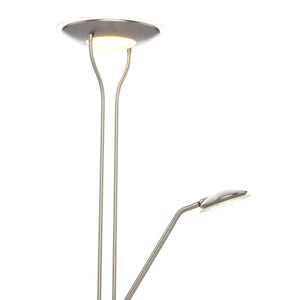 LED Stehlampe RESIL dimmbar silber