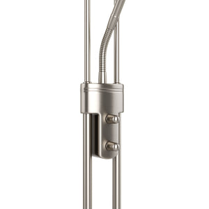 LED Stehlampe RESIL dimmbar silber