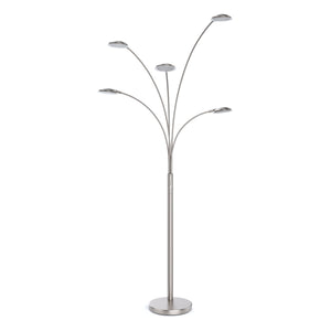 LED Stehlampe SPYRO dimmbar silber