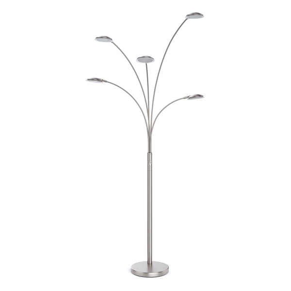 LED Stehlampe SPYRO dimmbar silber