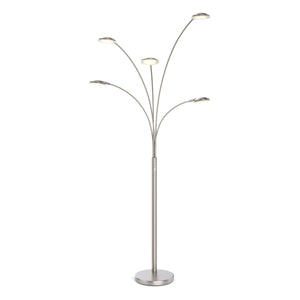 LED Stehlampe SPYRO dimmbar silber